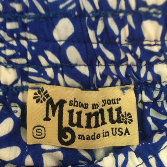 Show me your mumu blue and white two piece - Picture 4 of 4